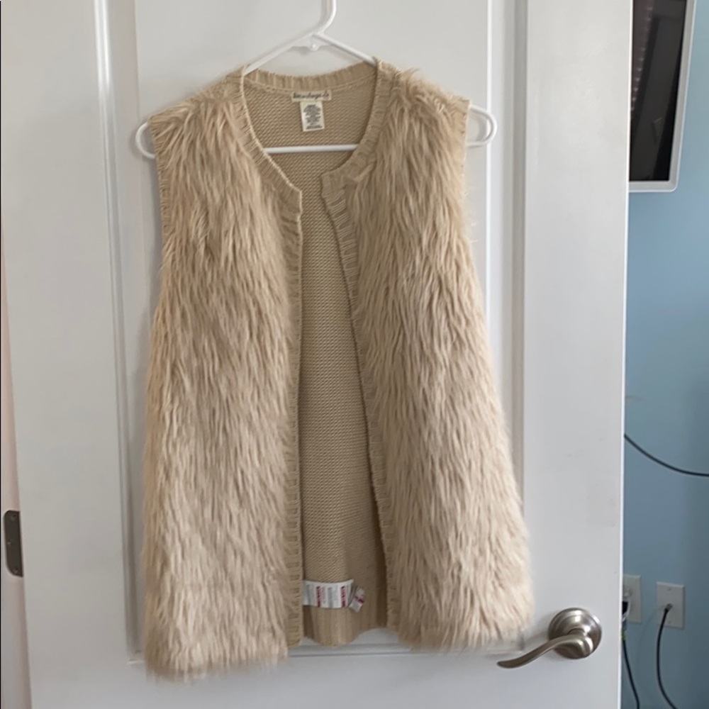 Faux fur vest